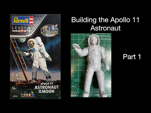 Building the Revell Apollo 11 Astronaut On The Moon 1/8 scale model kit