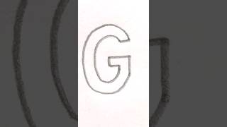 Download lagu How to draw letter art G using 3 dots ? mp3