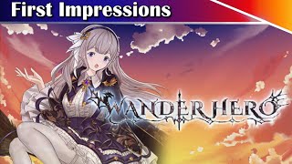 Wander Hero Gameplay - First Impressions