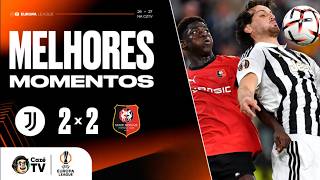 MELHORES MOMENTOS: JUVENTUS 2 X 2 RENNES | EUROPA LEAGUE 26/27 | 3ª RODADA