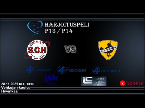 Harjoituspeli SCH Tornadot P13 - Blackbirds P14 28.11.2021 (LIVE)