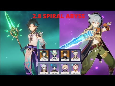 C6 Razor and C1 Xiao 9 Star the 2.8 Floor 12 Spiral Abyss [Genshin Impact]