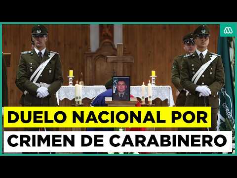 Autoridades llegan a velatorio de nuevo mártir de Carabineros: se decretó duelo nacional
