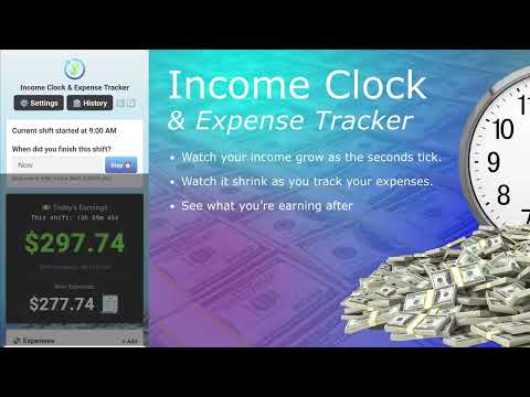Income Clock & Expense Tracker