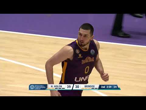 HAPOEL HOLON Highlights vs  HAPPY CASA BRINDISI
