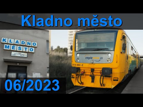 Vlaky Kladno město (před modernizací) | 06/2023