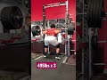 495lbs x 3 Turkesterone Trials