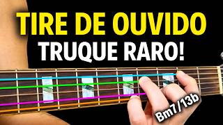 Como tirar QUALQUER ACORDE DE OUVIDO no violão (mesmo se for complexo e fora do tom)