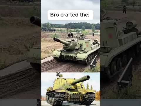 War Thunder tanks in real life ISU 152 #warthunder #soviet #tank #military