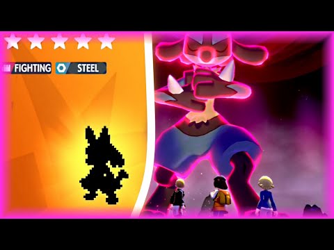 SOLO *5 STAR* LUCARIO MAX RAID BATTLE! - Pokémon Sword and Shield