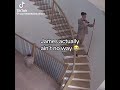The way that James Charles falls down the stairs 😂😂😂