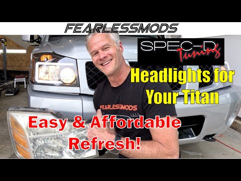 INSTALL SPEC-D Headlights on your Nissan Titan or Armada!! #spec-d #specdtuning