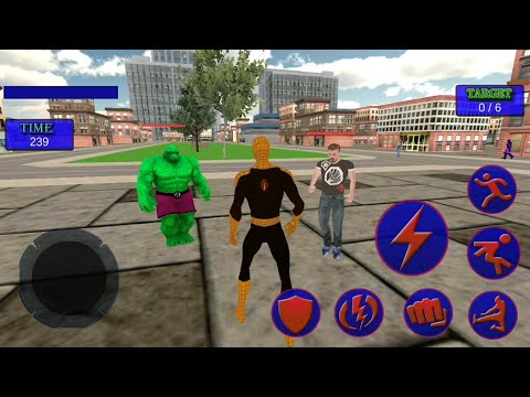Flying Spider Hero Vs Super Monster Superhero Villains | Spider Hero City Rescue - Android GamePlay