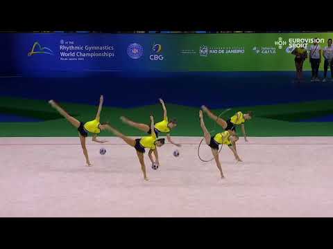 HUNGARY group 3 BALLS/2 HOOPS 26,25 - Apparatus Final - WCh Rio 2025