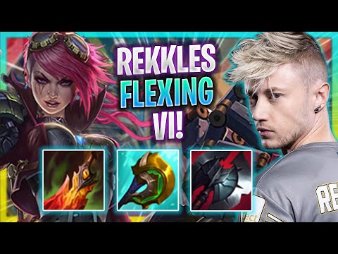 REKKLES IS A BEAST WITH VI IN FLEX GAME! | Rekkles Plays Vi Jungle vs Hecarim! | Season 2022
