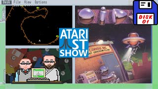 Lunar Lander + Gravitar = Oids! The Atari ST Show 1