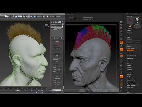 REQUESTED VIDEO - EXPORT FIBERMESH IN 3DS MAX AND ADD HAIR AND FUR