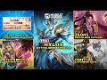 FREE EPIC SKINS CALENDAR HYLOS MYTHIC SKIN FREE TIGREAL SKIN LYLIA SKIN UPDATE Mobile Legends