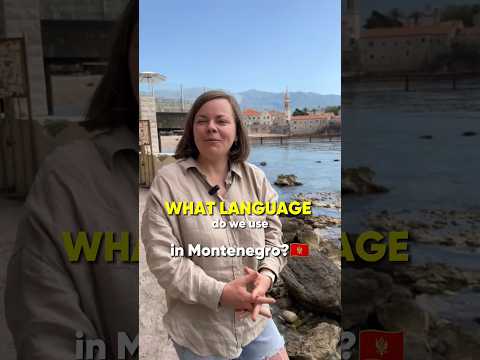 What language in Montenegro? #montenegro #europe #travel #vacation #summer #language #traveling