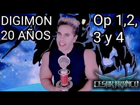 Digimon Medley 20 AÑOS Ops:123 y 4 (Tuvimos La Mejor Infancia)