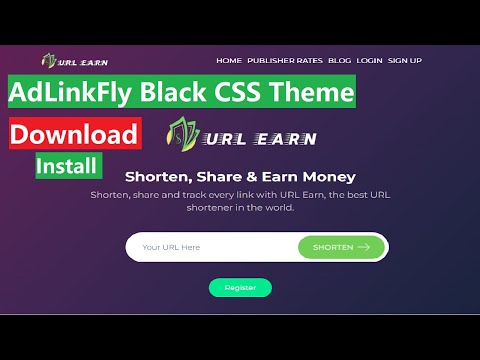 Transform Your Website with AdLinkFly Black CSS Theme - Easy Install Tutorial