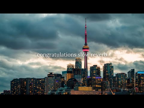 congratulations mac miller piano (slow and reverb) - with toronto ambience