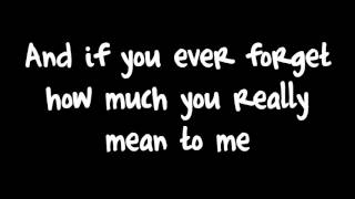 Count On Me-Bruno Mars / Lyrics