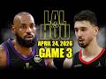 Los Angeles Lakers Vs Houston Rockets Full Game 3 Highlights April 24 2026 NBA Playoffs