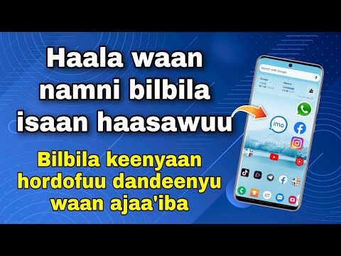 Haala Bilbila Jaalallee keessani Xalafu itti Dandeesan imo WhatsApp Messenger wan isan Hasahan Hunda