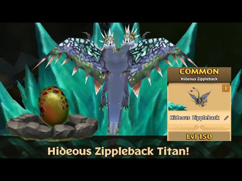 Hideous Zippleback Max Level 150 Titan Mode - Dragons:Rise of Berk