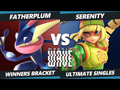 Weekly Wave 26 - FatherPlum (Greninja) Vs. Serenity (Min Min) SSBU Ultimate Tournament