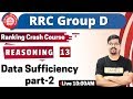 RRC Group D Rrc Group D Reasoning Exampur Ranking Crash Course 13 By Vinay Sir Data Sufficiency