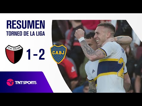 Video: Boca venció a Colón en Santa Fe y se ilusiona con pelear el torneo