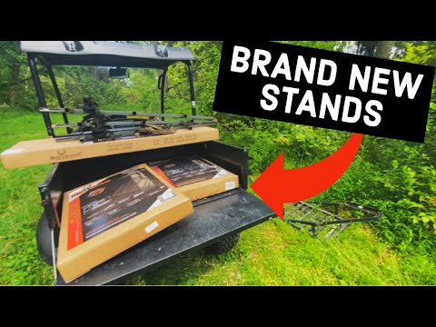 Hanging BRAND NEW Big Game Treestands (Big Game Captain Treestand)
