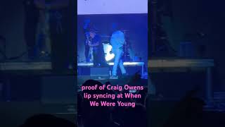 Craig Owens (Chiodos) Lip Syncing at When We Were Young 2024