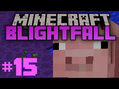 MineCraft- Blightfall [15] PIGS ATTACK