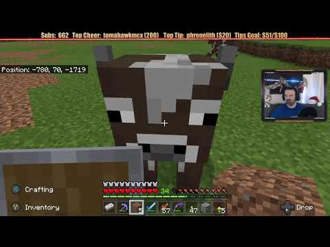 Minecraft "Chill Stream" Dec. 23, 2019 pt2 - Building Begins! Wait... It's OFF?!