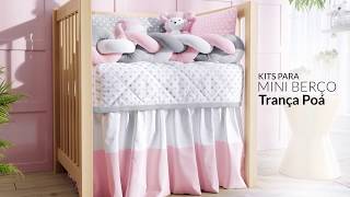 KIT MINI BERÇO TRANÇA POÁ | GRÃO DE GENTE