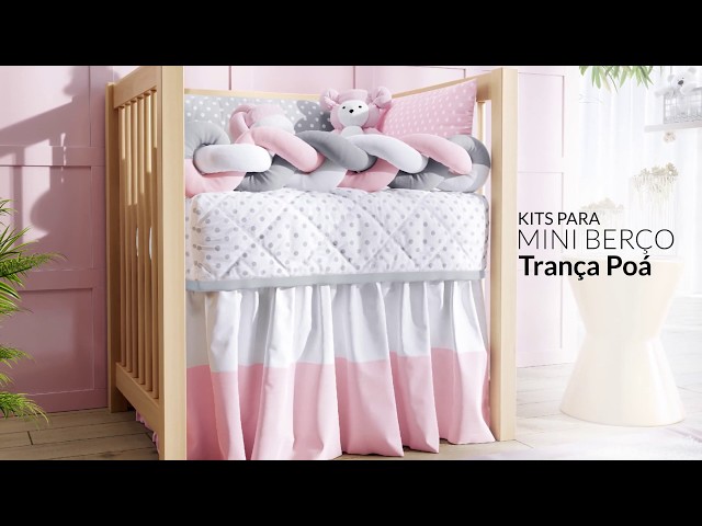 KIT MINI BERÇO TRANÇA POÁ | GRÃO DE GENTE