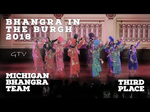 Michigan Bhangra Team - Third Place @ Bhangra in the Burgh 2018