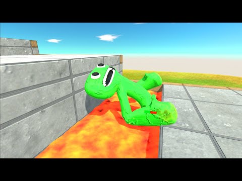 Scary Monster Jumps Over Lava Pit - ARBS