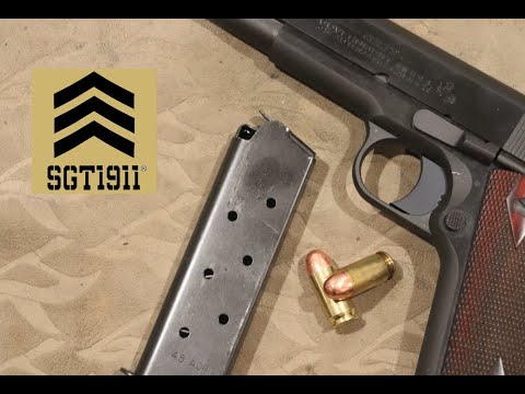 Colt 1991 Series 80 45 ACP 1911 Pistol Review (HD)