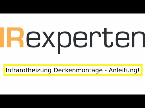 Infrarotheizung Deckenmontage – Die Schritt für Schritt Anleitung!