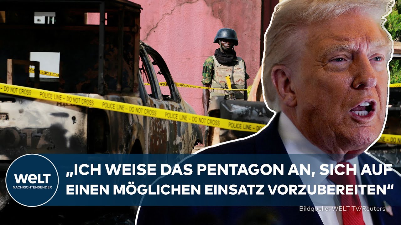 AM RAND DES KRIEGES: „Christen werden ermordet!“ – Trump empört und droht mit Angriff auf Nigeria?