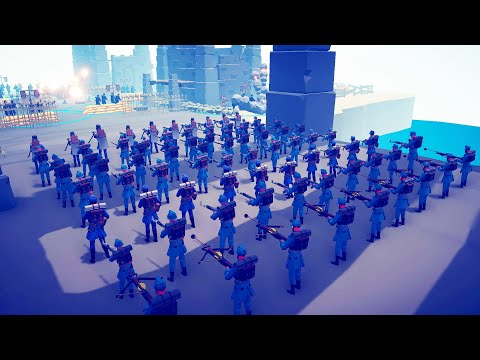 80x FRENCH ARMY vs 60x BELGIUM ARMY | Totally Accurate Battle Simulator - TABS