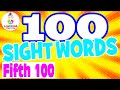 100 SIGHT WORDS For Kids Learn High Frequency Words FRY WORDS List 5