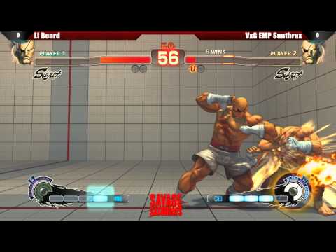 SSF4 AE2012 Grand Finals LI Beard vs VxG EMP Santhrax - Savage Saturdays #14 Tournament