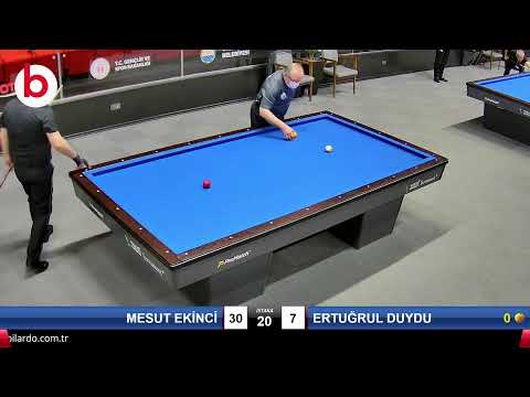 MESUT EKİNCİ & ERTUĞRUL DUYDU Bilardo Maçı - 2022 1.LİG PLAY-OFF-1.TUR