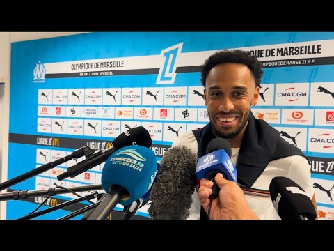 OM-PSG : Aubameyang "je pense que je suis devenu un vrai supporter marseillais franchement !"
