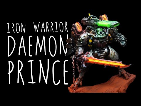 Kitbashing a Tau Battlesuit into an Iron Warriors Daemon Prince!